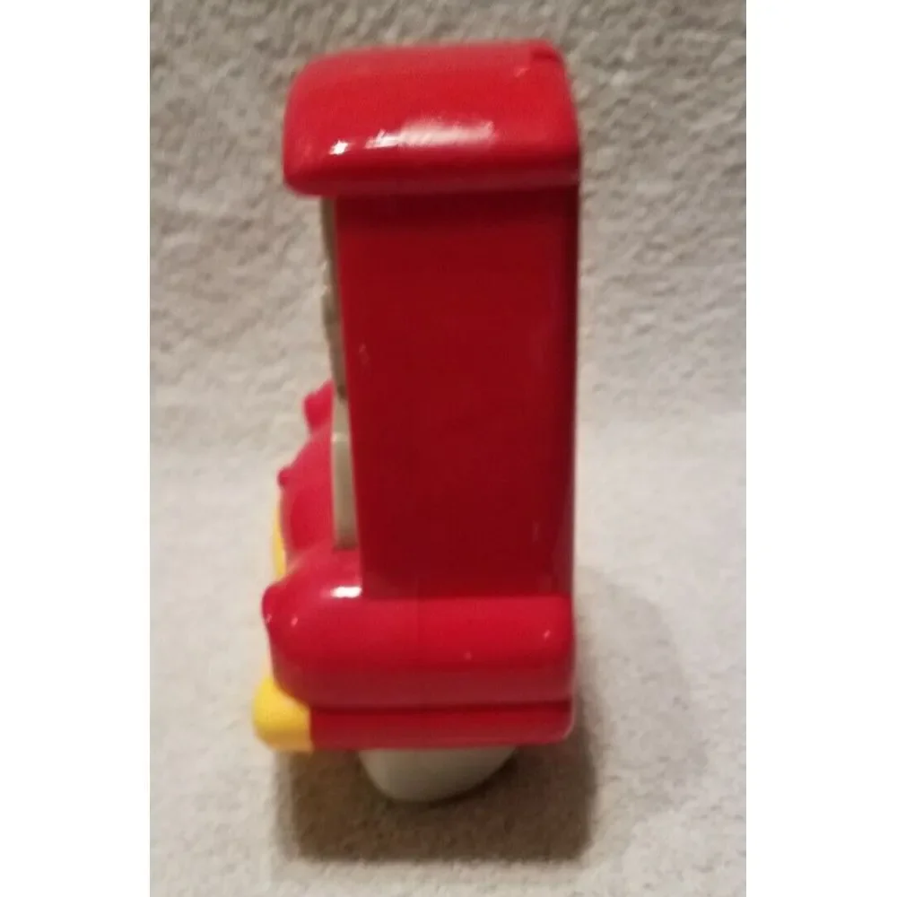 Vintage Wind‎ Up Toy TOMY 1987 Dog Driver Bus Car Musical  WORKS